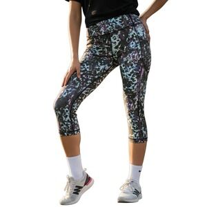 Lululemon Capri Leggings Size 4 Abstract Dot‎ Print Multicolor